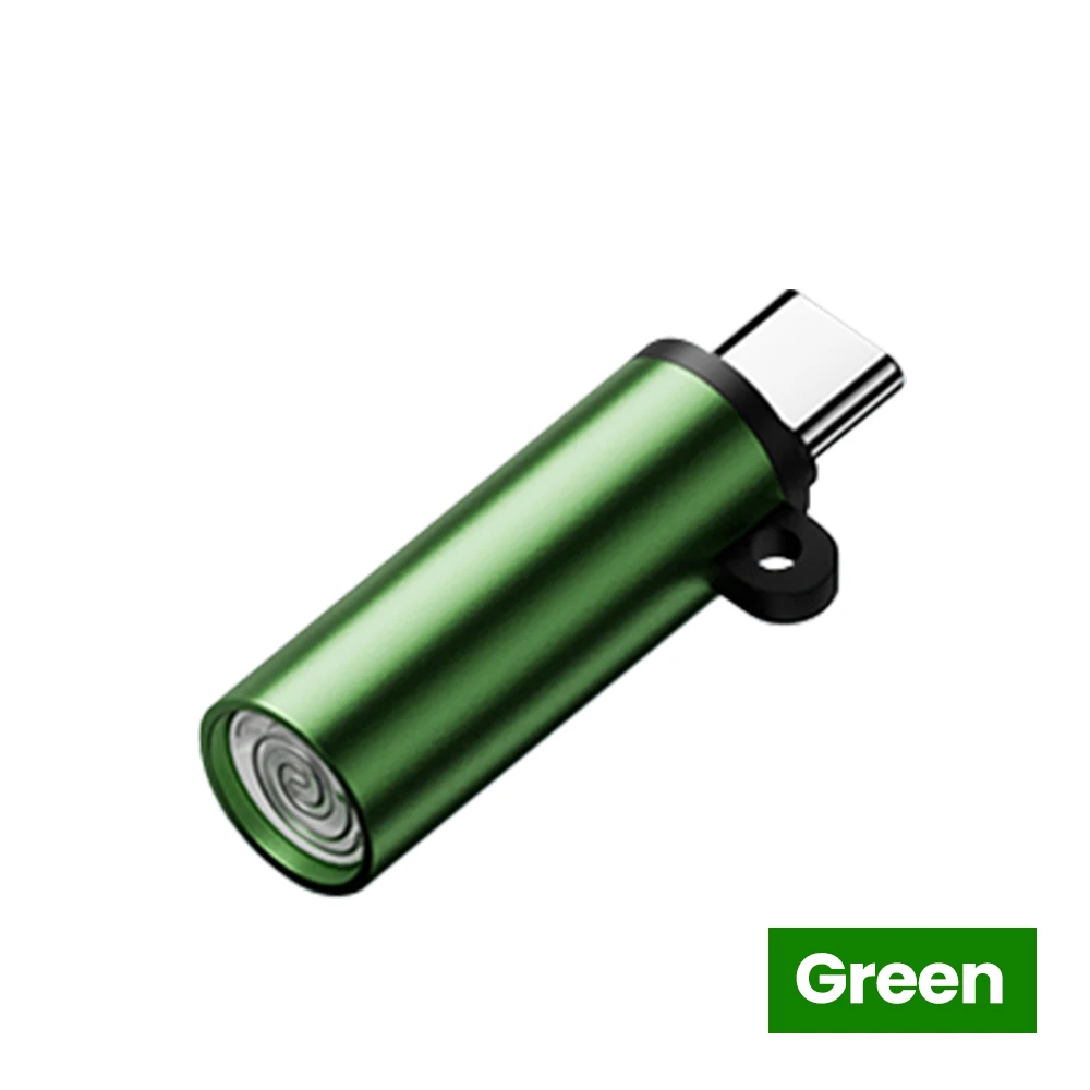 Typ C Mini-Zigarettenanzünder Blow-to-Ignite Automatische Abschaltung Outdoor-Sicherheit USB C Mobiler Zigarettenanzünder-Adapter für iPhone 17