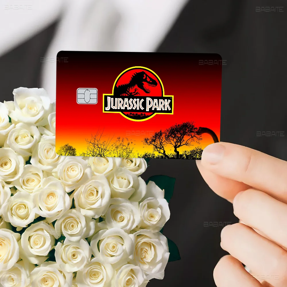 Classic J-JurassicS P-Park Film Different Styles Poker Sticker Film Tape Skin For Credit Card Debit Card Big Chip