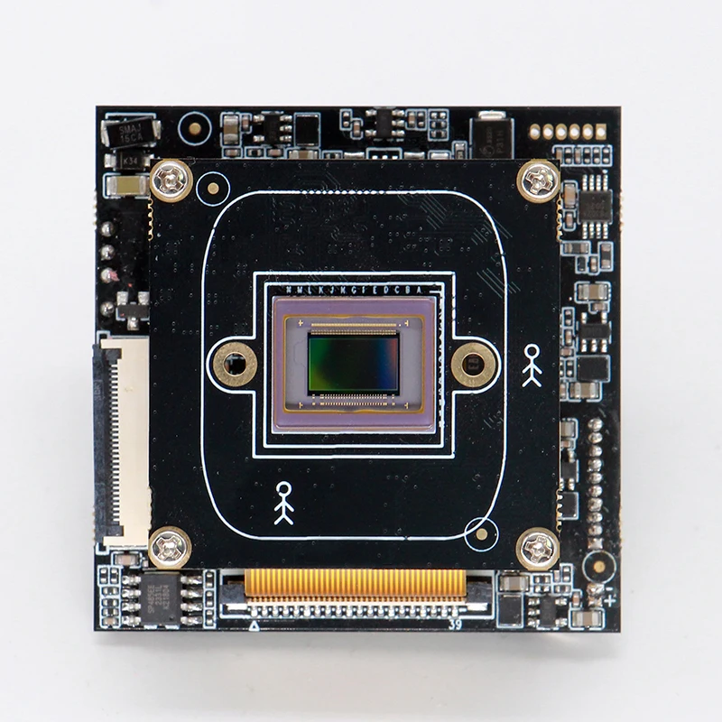 4MP 60fps IMX664 IP Camera Module CCTV Camera PCB Board Hi3519DV500 SDK BT1120 High-Definition Multimedia Interface SIP-K664K5B