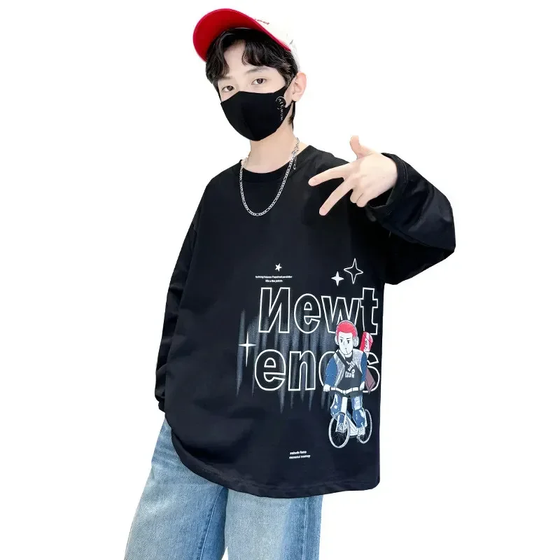 

Soft Cotton Children Spring Cartoon T Shirts Cartoon Printed Baby Long Sleeve T Shirt For Boys Tees Kids Casual Pullover Clothes