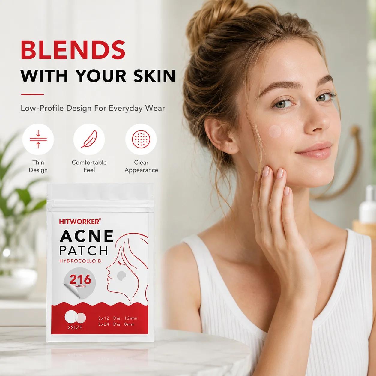 216 patchs hydrocolloïdes pour - Hydrocolloid Acne Patch avis et prix