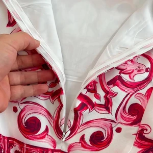 Elbise çin kolsuz kadın kırmızı siyah beyaz köprü boyun baskı çiçek tankı tatil mini elbiseler moda yaz 8 en çok satılanlar, elbise, çiçekler, mavi numara 5