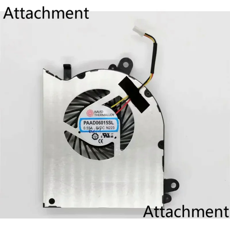 Imagem -06 - Ventilador de Refrigeração Cpu Original para Laptop Gpu Peças para Msi Gs60 6qd 6qe 2qe 2qe 2qe 2qe 2qe 2pl dc 5v 0.55a