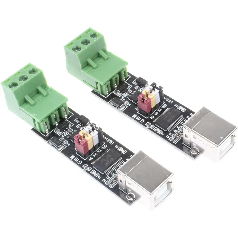 2/5 шт. USB-TTL RS485 последовательный преобразователь-адаптер, модуль FT232RL 75176 FTDI, двухфункциональный, с двойной защитой