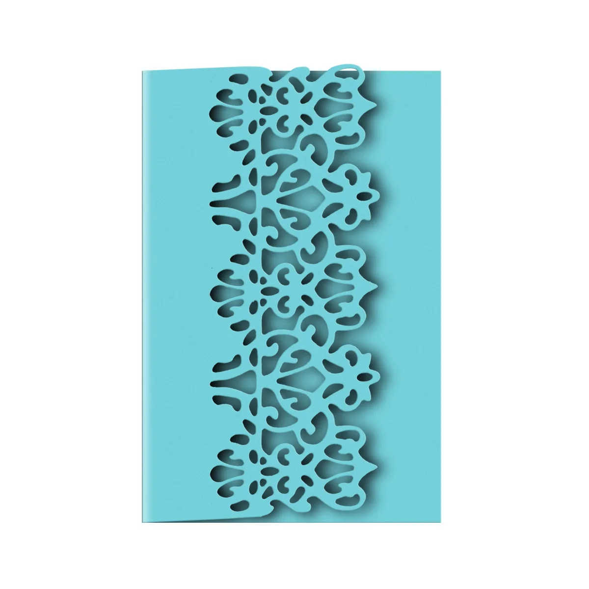 European Lace Pattern Metal Die Cut Scrapbook Postcard Cover Art Design Craft Card Surface Edge Border  Decorating Punch Stencil