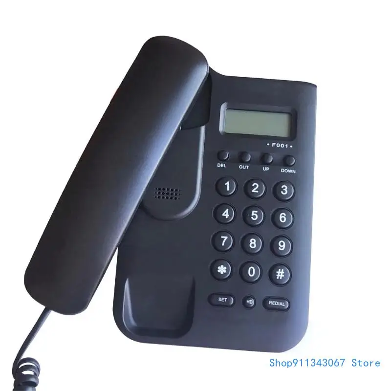 

Traditional Corded Telephone with LCD Display Stable and Clear Call Quality, Perfect for Home or Office Easy Drop shipping