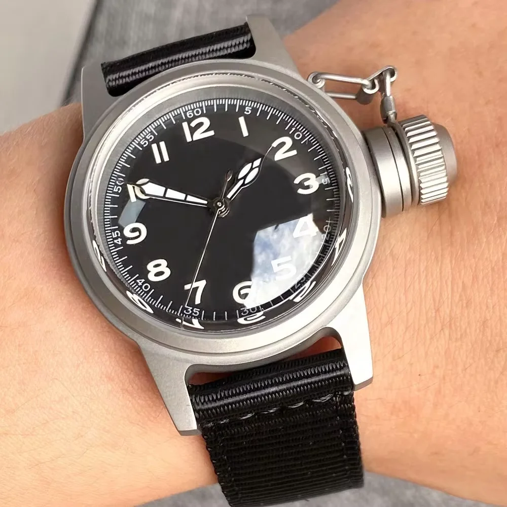 

Tandorio 36mm Diver Watch Sandblast Aviation design MIYOTA 8215 PT5000 Mechanical Wristwatch Sapphire Crystal Glass Luminous