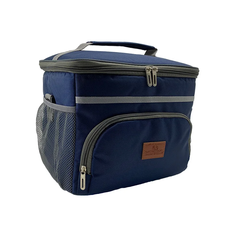 15L Large Capacity Oxford Cloth Lunch Cooler Bags Box for Women Men Outdoor Travel Insulated Picnic Bags with Shoulder Strap