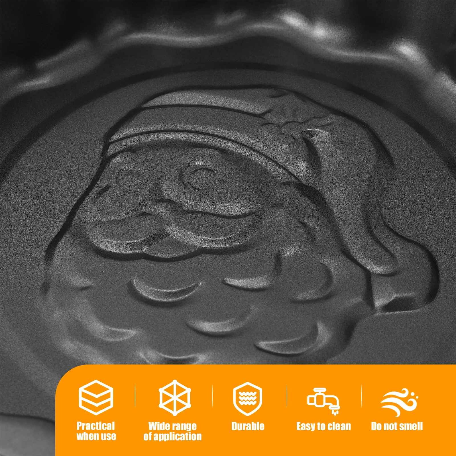 

1Pcs Christmas Santa Cake Mold Baking Non-Stick Mould for Cheese Mousse Chocolate Cake DIY Dessert Kitchen Tool