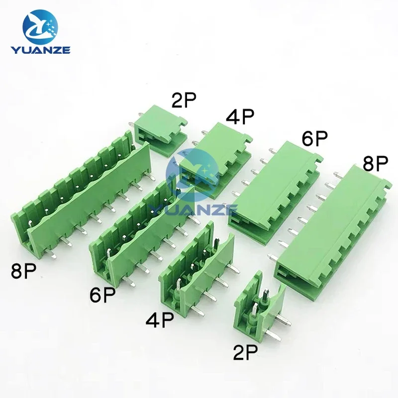 

10PCS KF2EDGK 5.08 2EDG PCB 2PIN~12PIN Straight/Curved Needle Connector Plug-In Terminal Block 5.08MM Phoenix Contact Degson