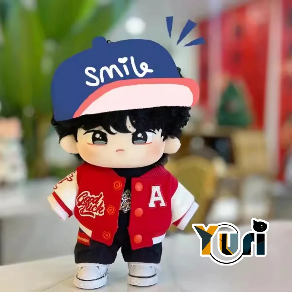 

Yuri Wang Yibo Xiao Zhan Baseball Uniform Suit Clothes For 20cm Plush Doll Clothes Toy Costume Cosplay Cute Fan Gift MDZS C GG