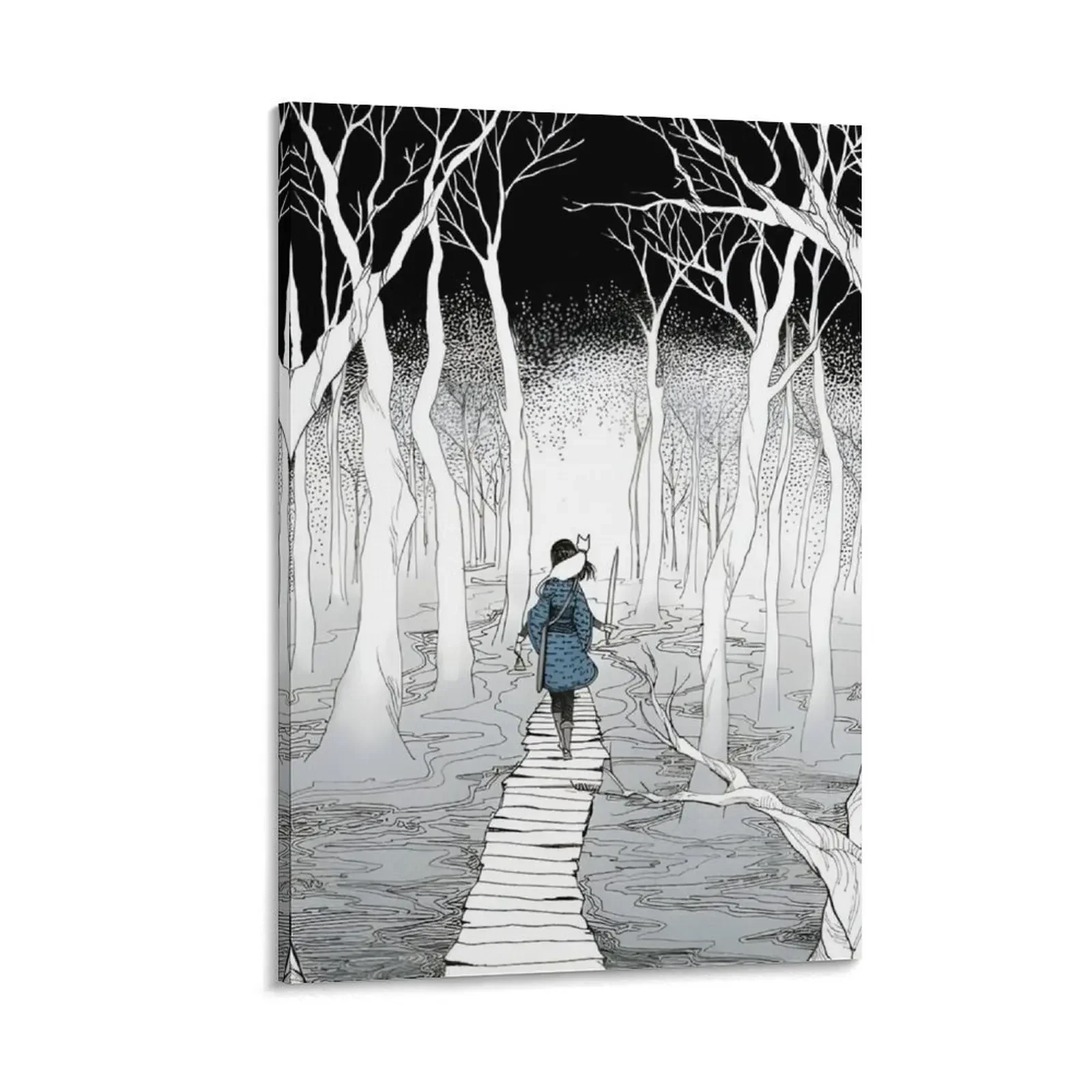 

Abhorsen Canvas Painting japanese room decor home decor interior art mural