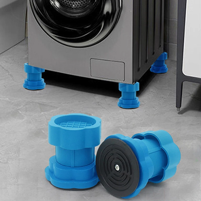 Adjustable Height Washing Machine Foot Pads Anti Vibration Refrigerator Base Fixed Non-Slip Pad Support Dampers Stand