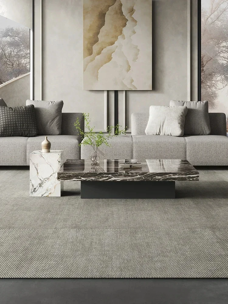 CX208ED Living Room Simple Square Combination Marble Tea Table Minimalist Italian Light Luxury Silent Style Tea Table