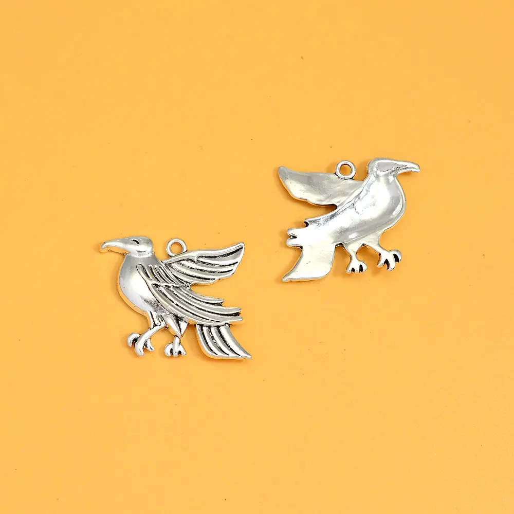 10pcs/lots Vintage Lion Snake Raven Bird Badger Charms Animals Pendants For Diy Jewelry Making Supplies Accessories Handmade — zdjęcie 6