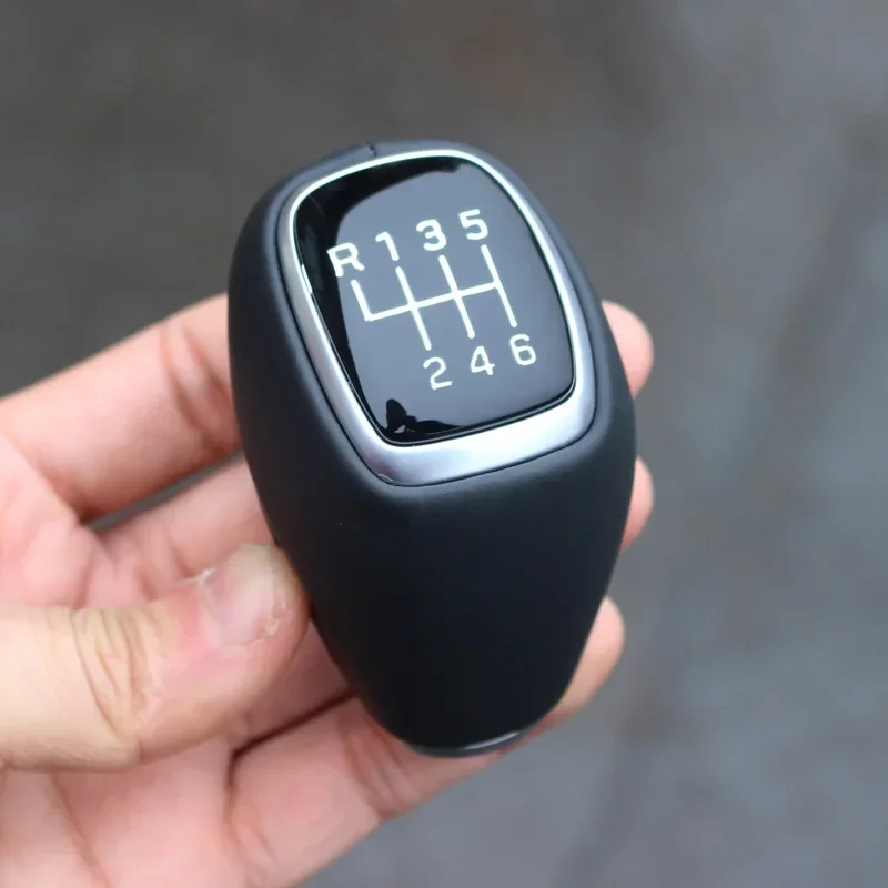 

Genuine leather 6-speed gear knob handle shift knob for Hyundai Elantra AD 2016 17 ACCENT\SOLARIS verna i30 2017-18 43711F2300