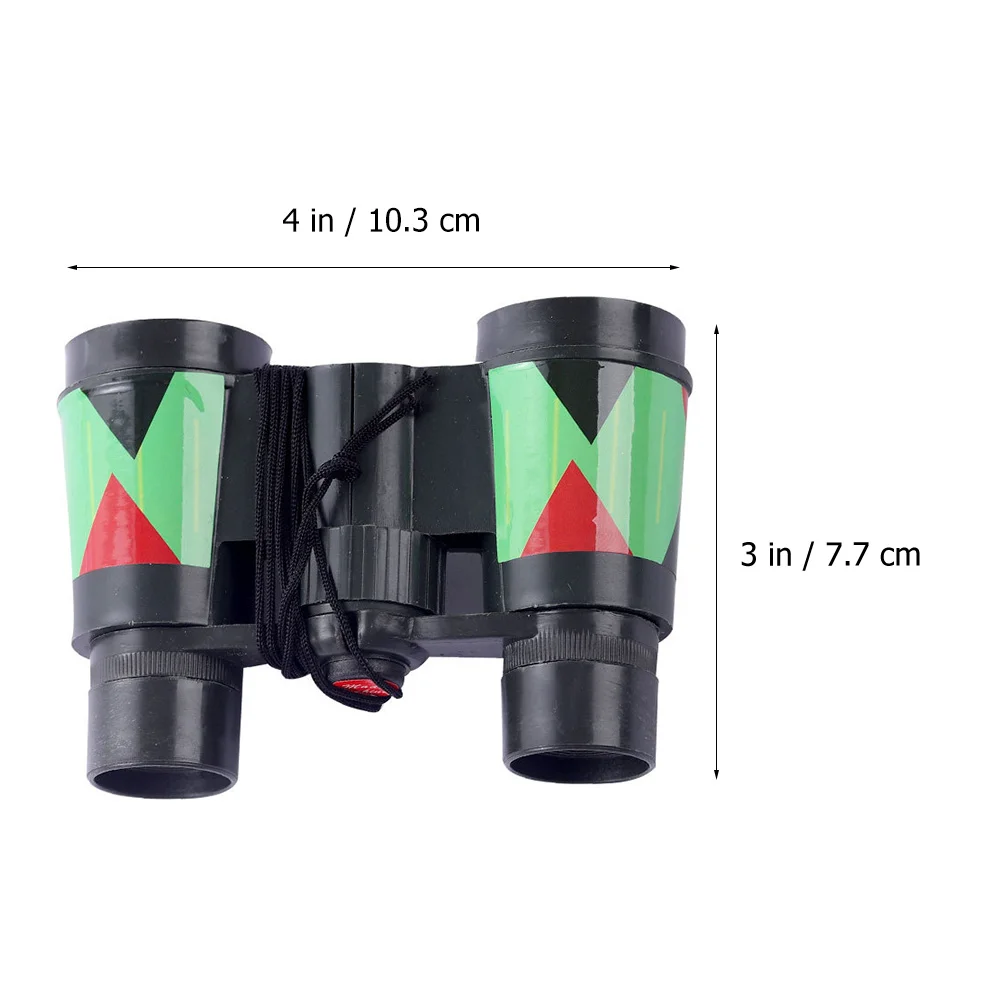 4 Pcs Children's Outdoor Telephoto Kids Toys Interesting Portable Accessory Wear-resistant Plastic Telescope for