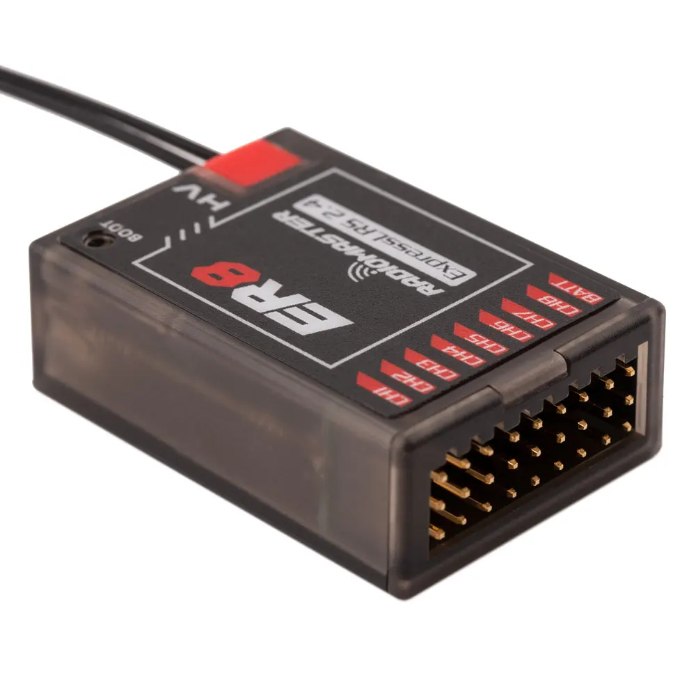 Radiomaster ER8 8CH PWM CRSF ExpressLRS Empfänger 2,4 GHz 100 mW Dual-Antenne – Detail 14