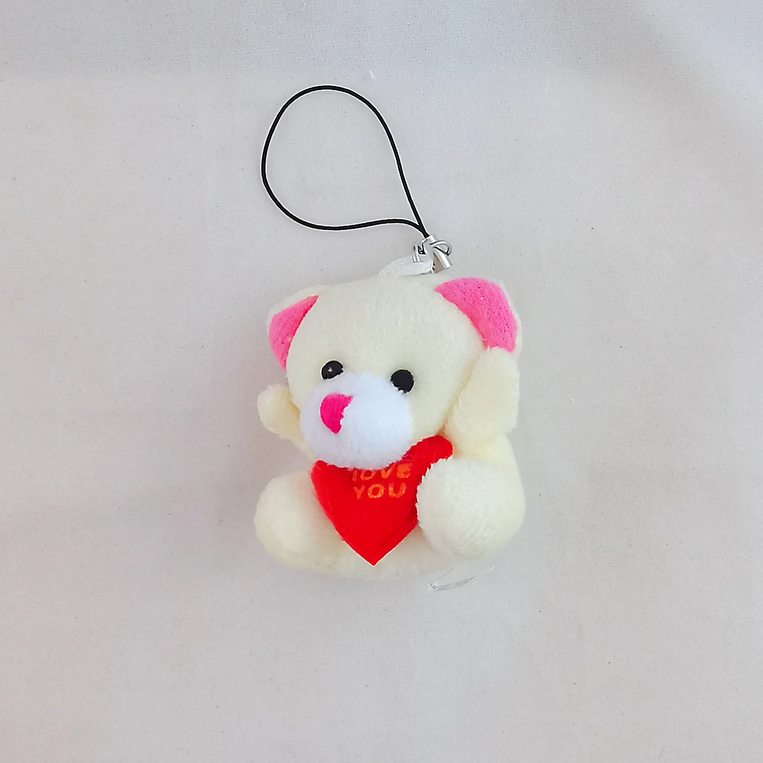 Plush Toy Teddy Bear Doll Love Heart Accessories Bag Pendant Stuffed Valentine Wedding Souvenir Gifts 8#