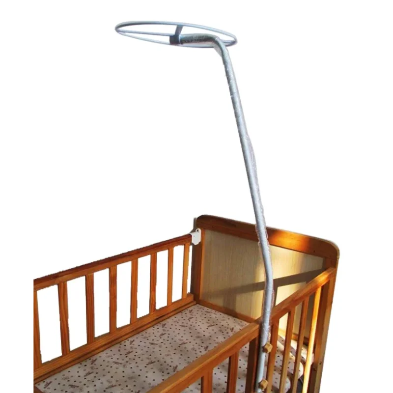 Uniwersalny uchwyt na moskitierę do łóżeczka dziecięcego Letni stojak na moskitierę do łóżeczka dziecięcego Uchwyt na baldachim do łóżeczka dziecięcego Zdejmowany namiot podtrzymujący łóżeczko dziecięce