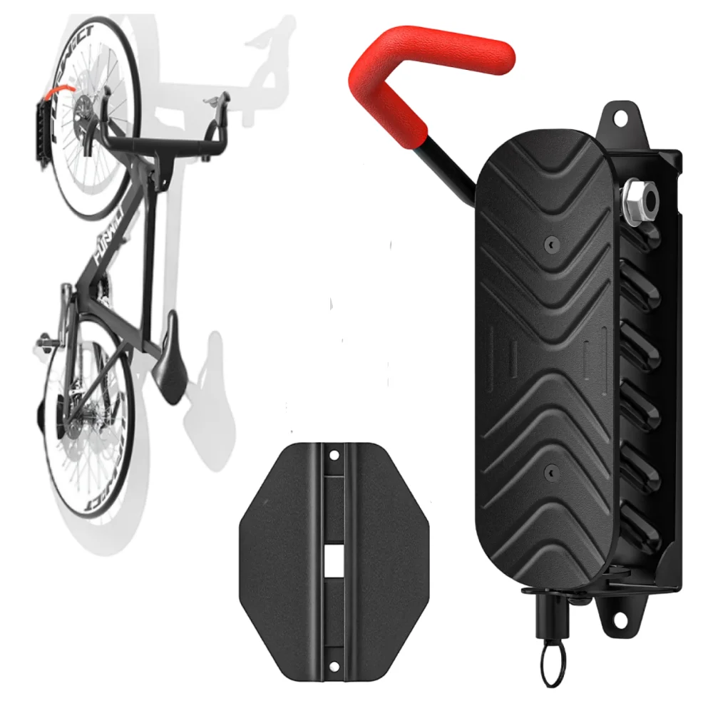 swivel-bicycle-parking-racks-wall-mounted-bike-rack-foldable-mountain-road-bike-vertical-hook-holder-indoor-cycling-hook-rack