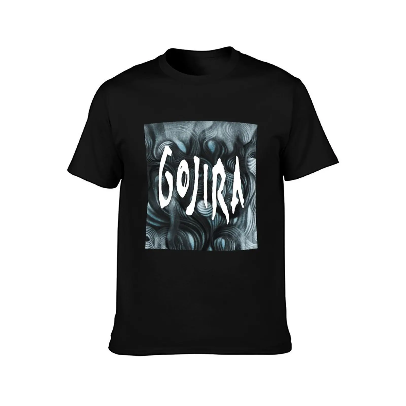 Gojira stranded T-Shirt, Summer Casual Cotton Tee, Oversized Streetwear Tops, Vintage Graphic Print, Loose Fit Short Sleeve