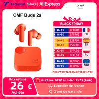 CMF Buds 2a Global Verison 42dB Smart Active Noise Cancellation Bluetooth 5.4 CMF by Nothing Buds 2a
