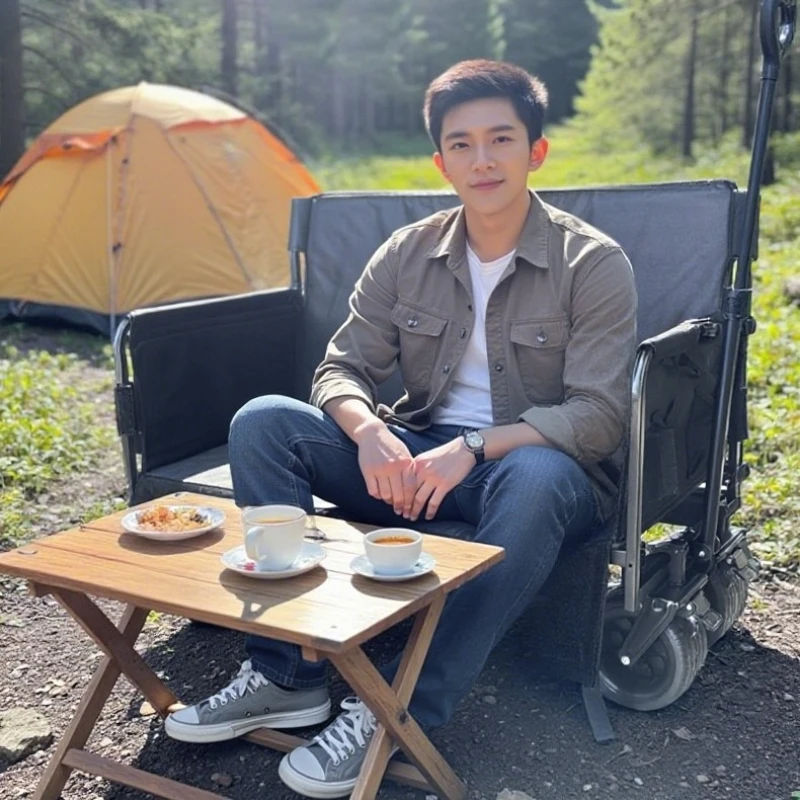 Sofa camping trolley outdoor double adult camping beach supplies convenient