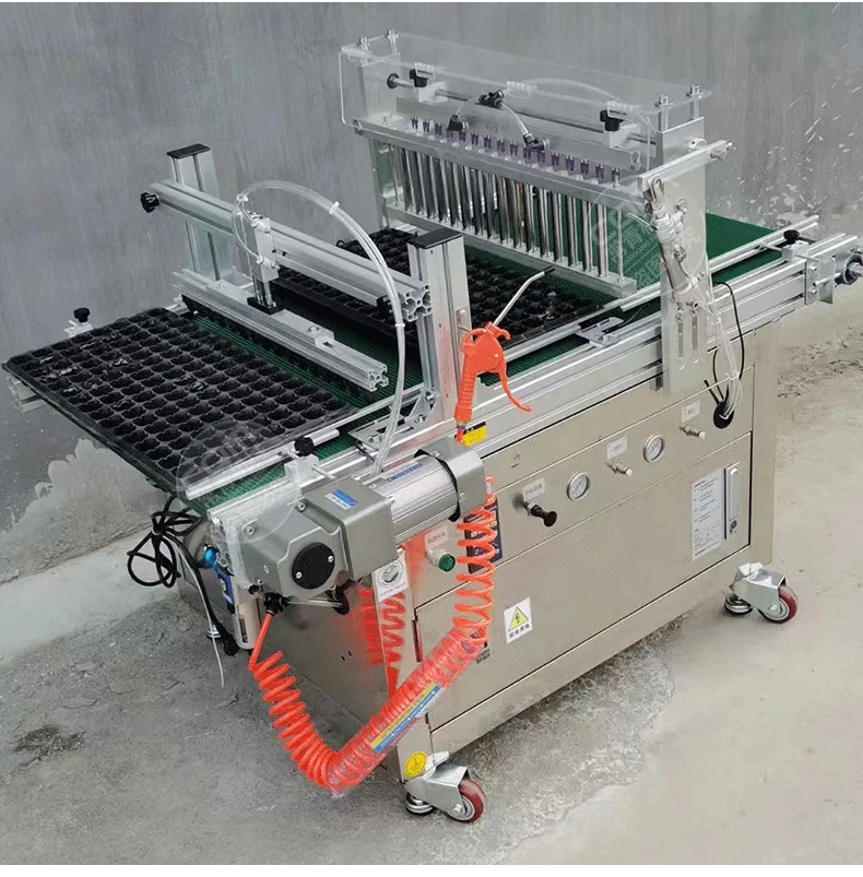 Flowers seeds automatic tray seeder machine seeding machine nursery sowing for tray seedlings