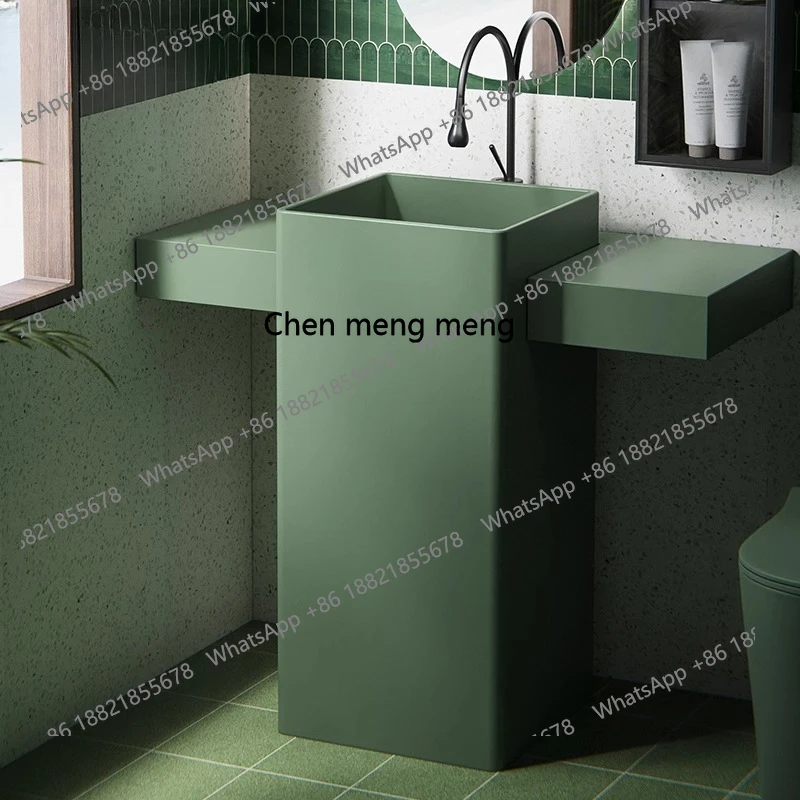 

MF Column basin with countertop, corner cut size Outdoor extension countertop Bathroom, basin