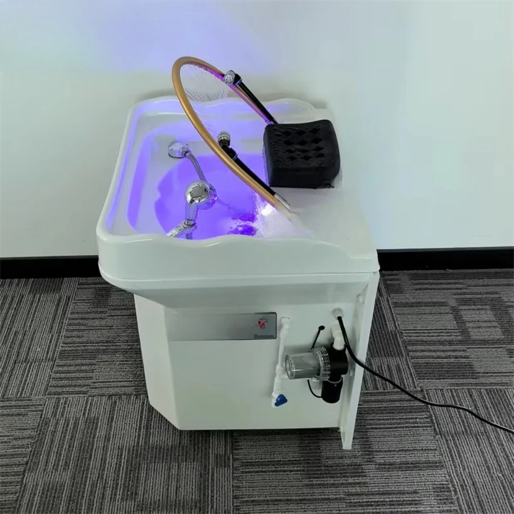 جديد 60L خزان المياه المحمولة غسل الشعر الاستخدام المنزلي الأثاث بالوعة القابلة للإزالة رئيس سبا العلاج حوض شامبو #4