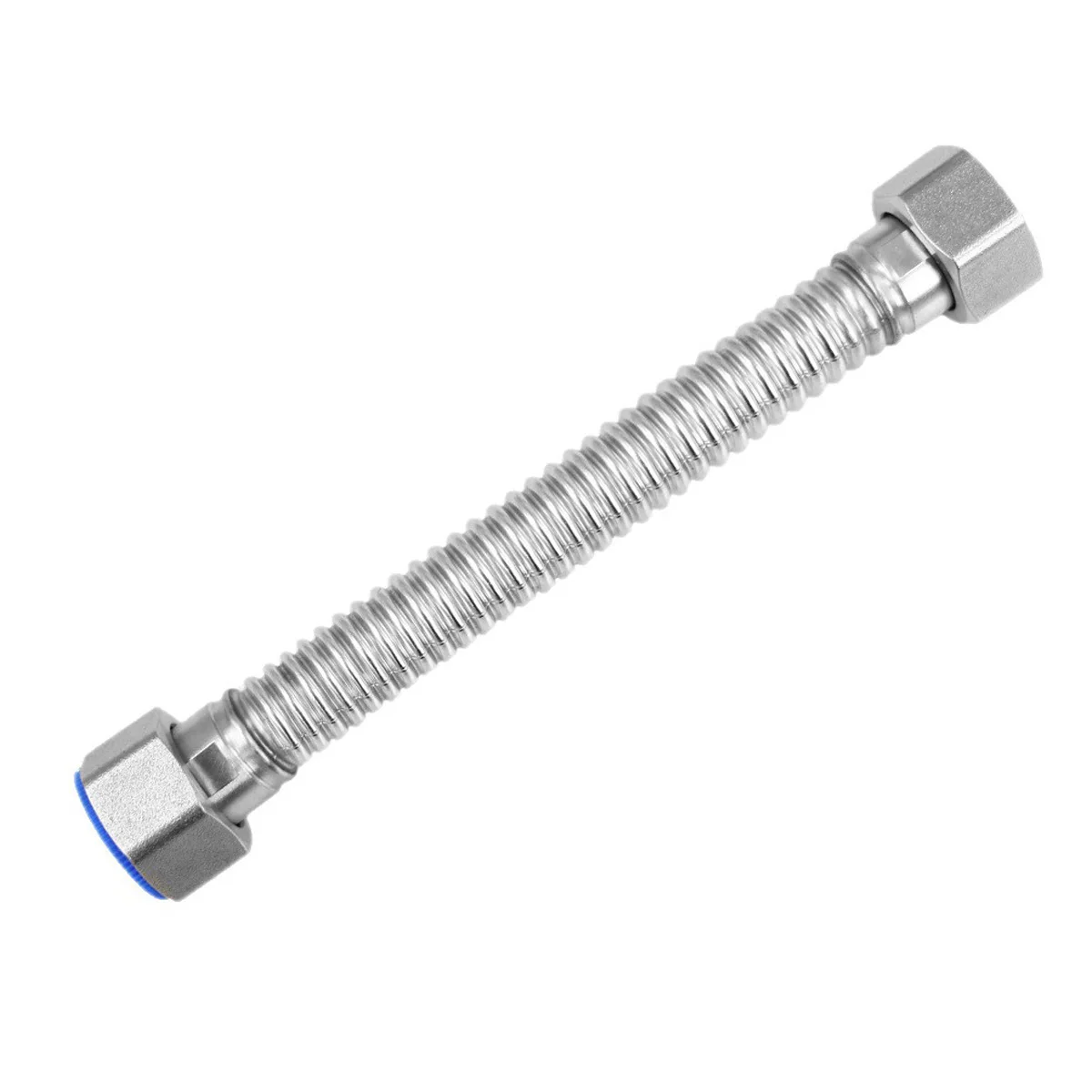 Flexible 304 Stainless Steel Corrugated Pipe Hose G3/4 10-80cm For Water Heater Boiler Faucet Toilet Plumbing Fitting Silver