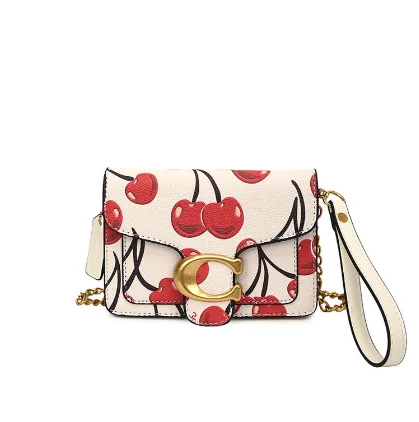 Bolsa quadrada pequena portátil da moda da textura premium, bolsa feminina versátil da nova tendência, bolsa oblíqua impressa casual da moda