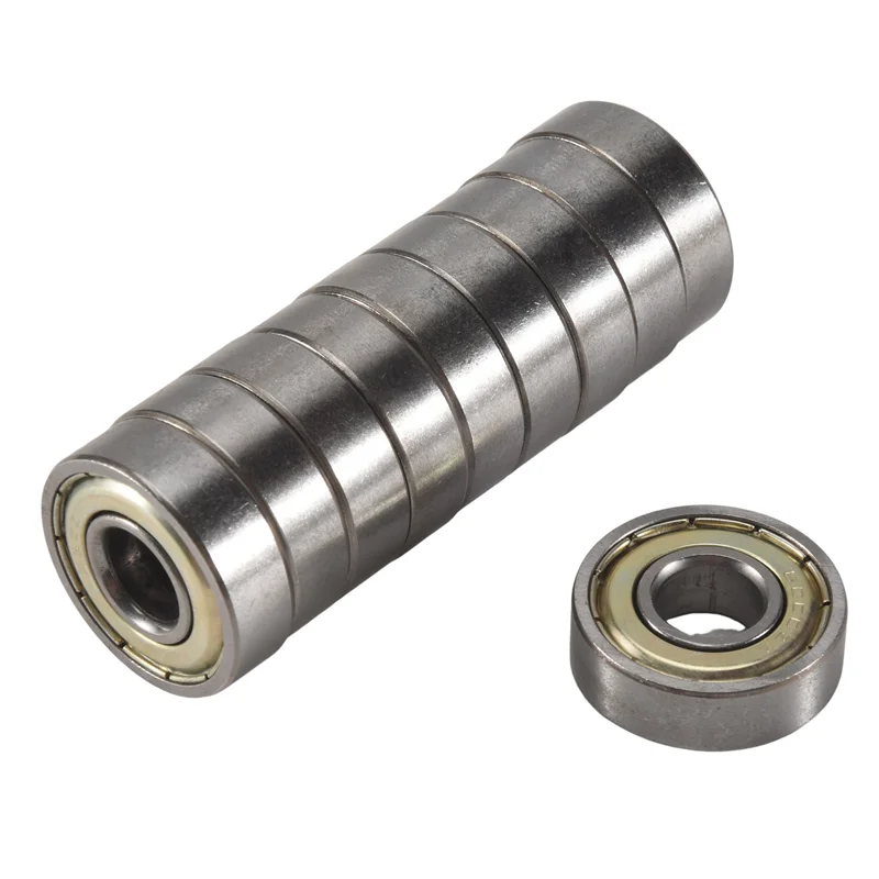 A01F-6000Z 10Mm X 26Mm X 8Mm Sealed Deep Groove Radial Ball Bearings 10 Pcs