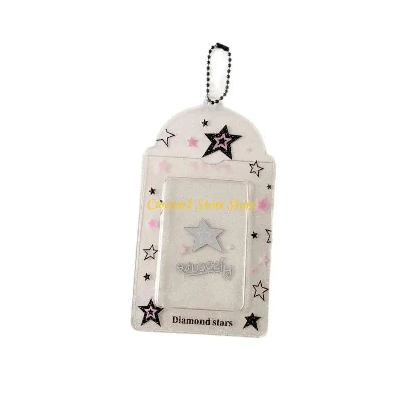 A3PC Water Resistant PVC Card Covers 3Inch Card Case Photo Card Protectors for Women