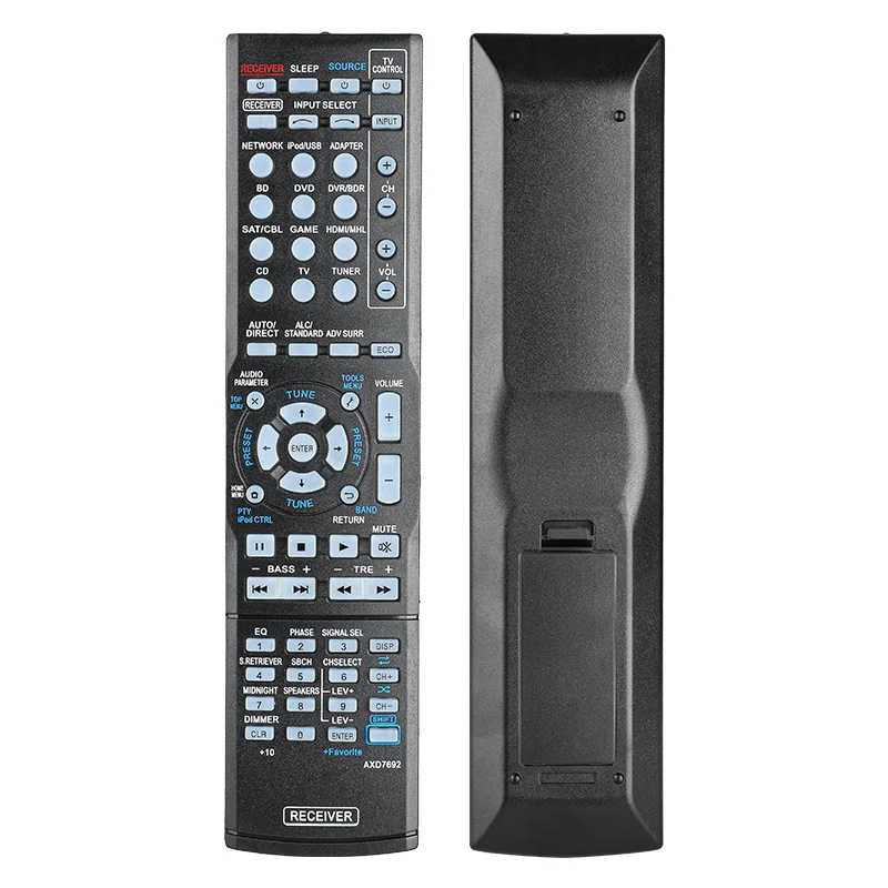 

AXD7692 For Pioneer Remote Control Compatible With Pioneer AV Receiver VSX-43 VSX-528 VSX-823 VSX-828 VSX-5231 VSX-528-S
