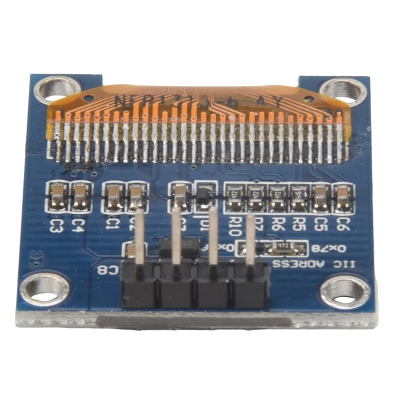 ABZW 0.96 Inci IIC I2C Serial GND 128X64 OLED LCD LED Display Module SSD1306 Untuk Kit Arduino