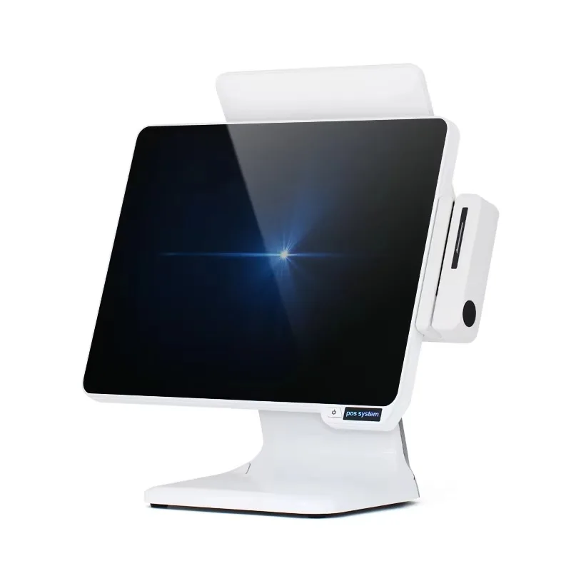 2026 Manufacturer Supply ST9800 Wifi Pos Machine 15inch 10 Points Touch Screen Windows Android Touch Pos System For Supermarket