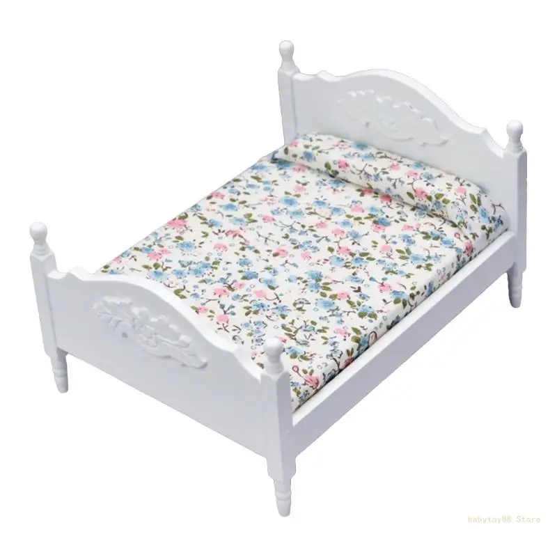 Y4UD – joli Mini meuble maison poupée, lit Miniature pour filles enfants, faire semblant