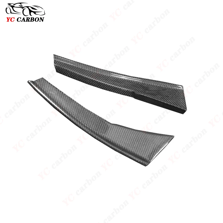 For BMW 3 Series M3 E92 E93 GT4Style High quality carbon fiberFog lamp frame under the front bumper vent Wind knife Body Kit