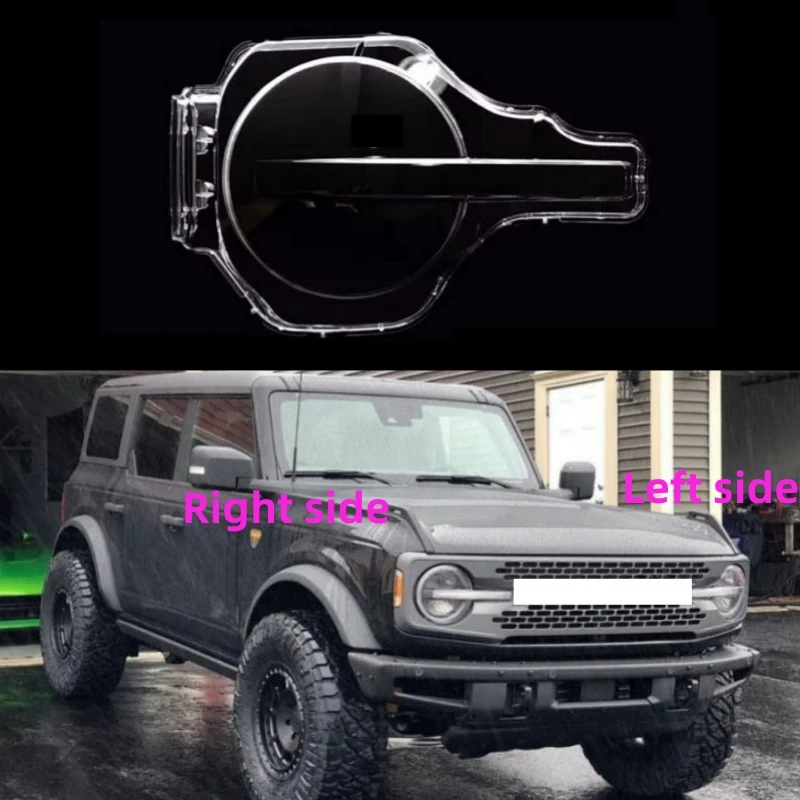 

For Ford Bronco 2020 2021 2022 Car Headlight Shell Headlight Cover Headlamp Lens Headlight Glass Auto Shell Cover