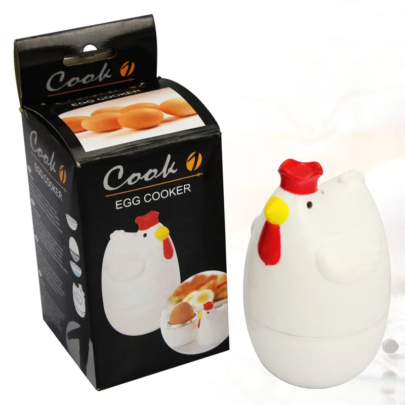 Microwave Egg Cooker Kitchen Cooking Appliance Egg Cooker Soft Medium And Hard Boil Egg Maker Chicken Shape Egg Boiler