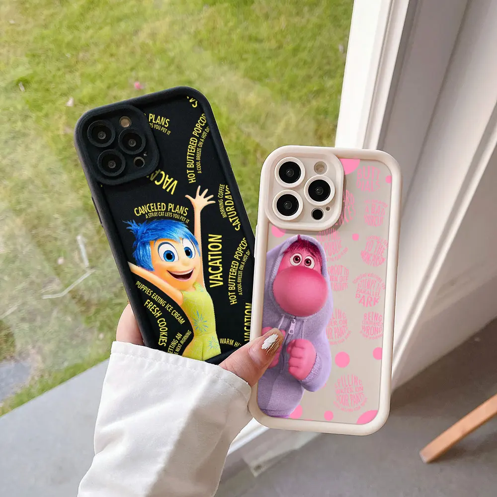 Inside Out Disney Phone Case For Xiaomi Redmi K30 K40 K50 A1 A3 Note 8 9 10 11 12 12S 13 Pro Plus 4G 5G Soft TPU Back Cover