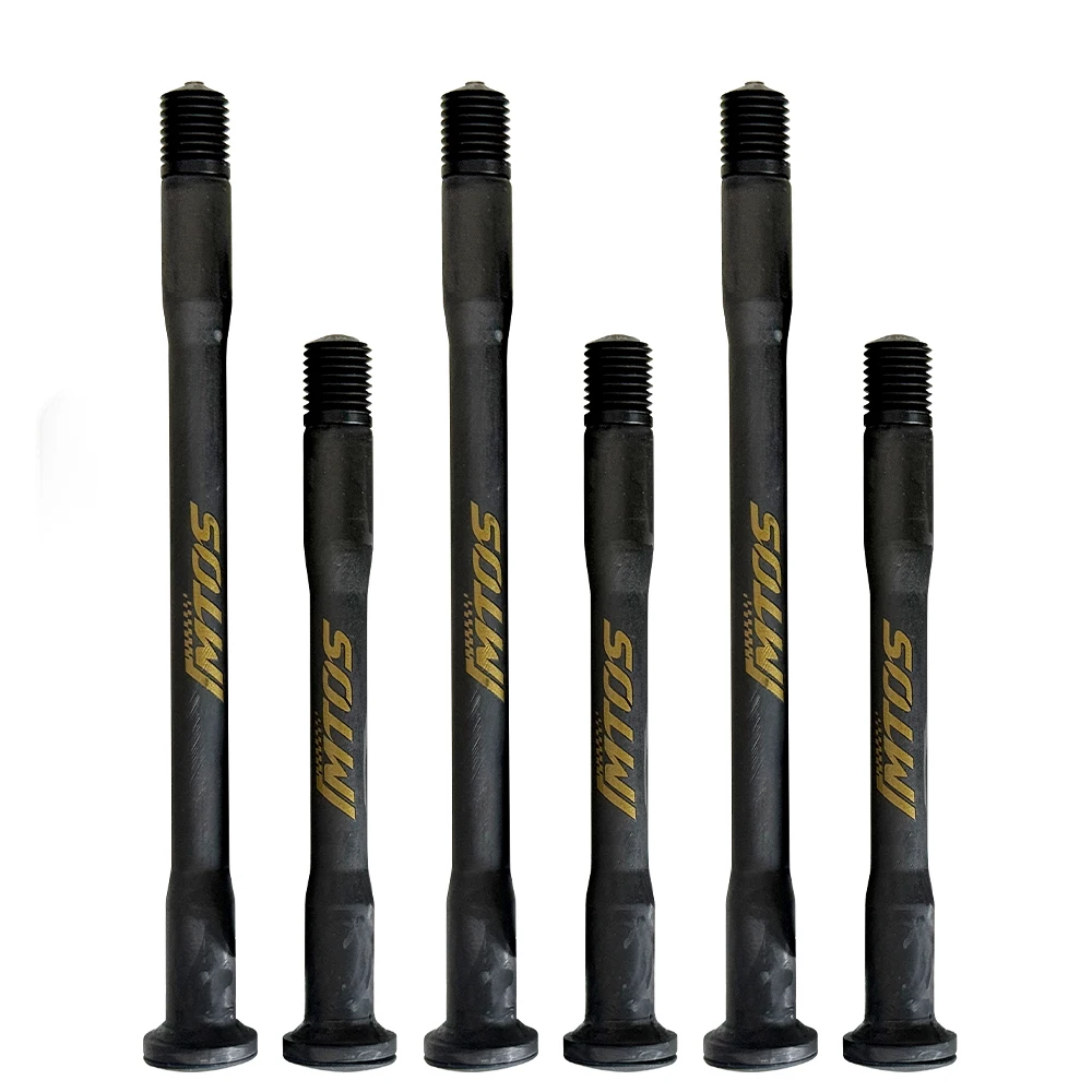 25-29g Ultralight Carbon Fiber Thru Axle with Replaceable Head – Fits Most Road Bikes – High Strength Lightweight Axle