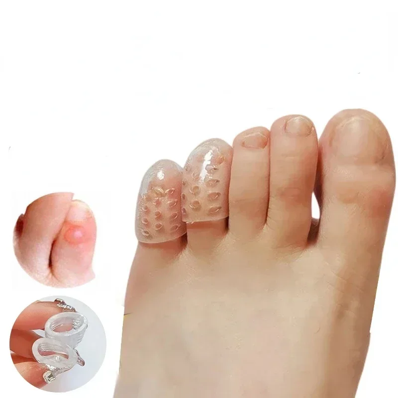 6/10/20PCS Silicone Toe Caps Anti-Friction Breathable Toe Protector Prevents Blisters Toe Caps Cover Protectors Foot Care Tools