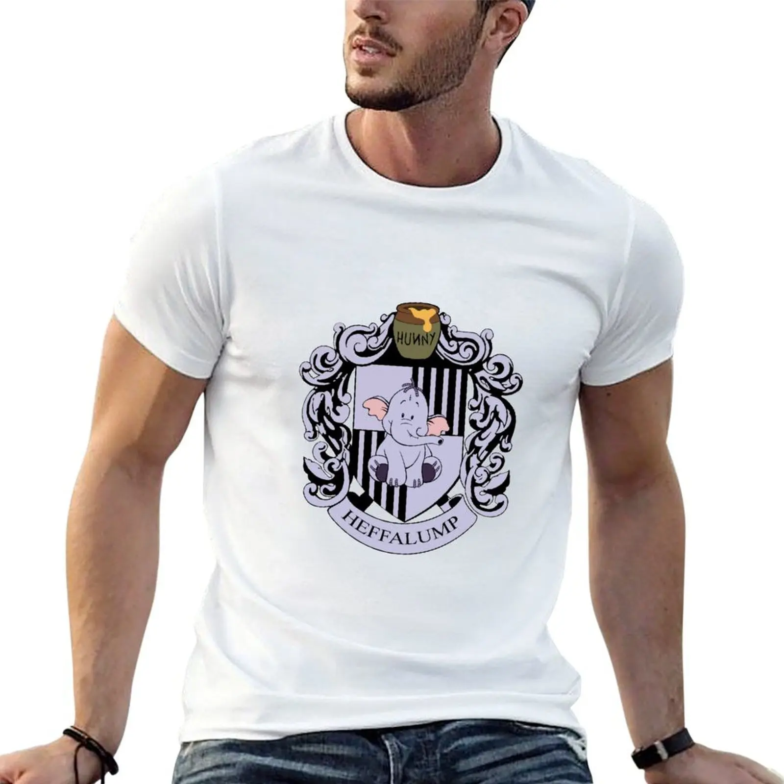 

fit man men percent g T-Shirt t shirt shirts shirts 100 man House for t for man Heffalump for t slim cotton
