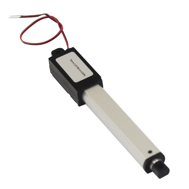 DC12V Mini Electric Linear Actuator 10/15/20/25/30/50/75/100/125/150mm Stroke Micro Push Rod Putter 60N Motor Controller