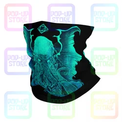 Lightning Cthulhu Wars Horror Arkham H. P. Miskatonic Lovecraft 01 Neck Gaiter Bandana Scarf Face Mask Hunting