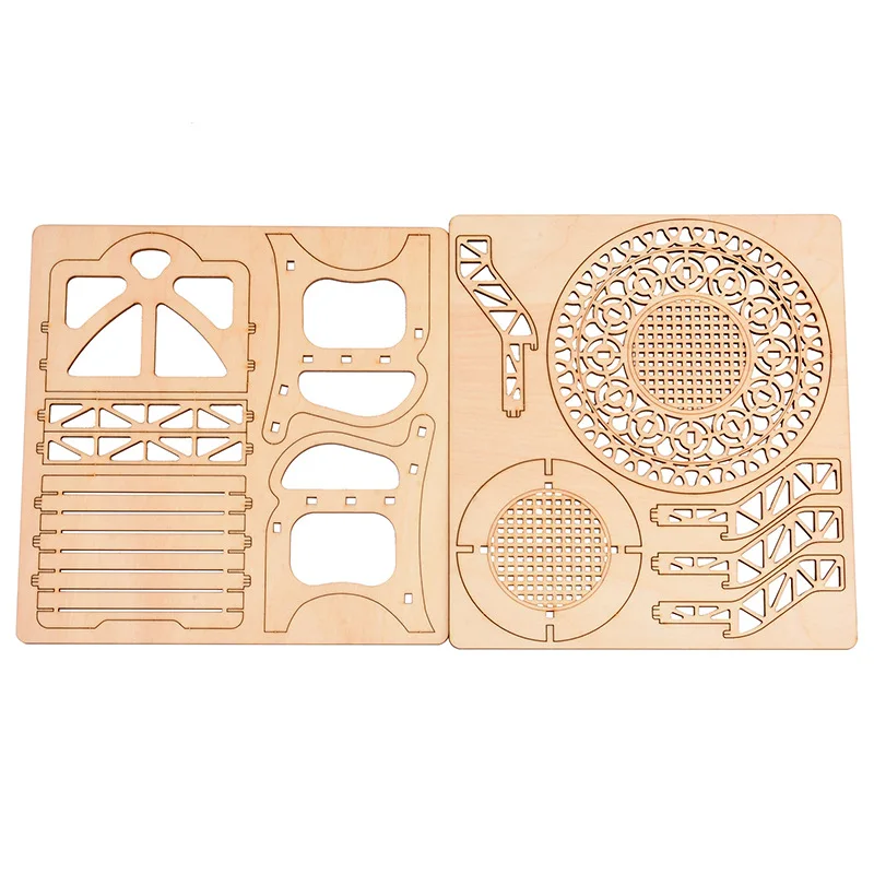 Puzzle Kayu DIY Puzzle Anak-anak Kreatif Dekorasi Kerajinan Kayu Model Furnitur Rumah 3d P307