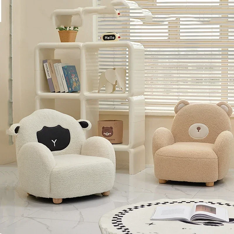 

Rotatable Leisure Chair Bedroom Household White Reading Children Chair Cute Velvet Home Sedie Da Soggiorno Living Room Furniture